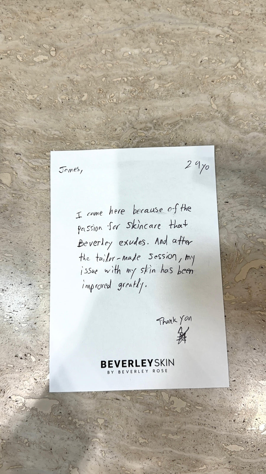 BeverlySkin customer review